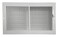 Hart & Hart Cooley 661 Series 12 x 6 White Ceiling or Sidewall Register Fits a 12W x 6H Hole
