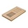 Razo Red Oak Floor Register Flush Mount 4x10 Inch with DamperUnfinished