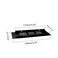TTZEZE 2PCS Air Vent Cover Aluminium Alloy Rectangle Vent Covers for Home Wall Ceiling Floor Register Grille Register Ventilation Register Grille for Wardrobe Cabinet Bathroom Kitchen Black 60150mm