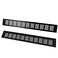 TTZEZE 2PCS Air Vent Cover Aluminium Alloy Rectangle Vent Covers for Home Wall Ceiling Floor Register Grille Register Ventilation Register Grille for Wardrobe Cabinet Bathroom Kitchen Black 60350mm