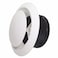 AHLSRHZ 4 Inch Adjustable Air Vents ABS Round Soffit Vent for Indoor Use
