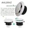 AHLSRHZ 4 Inch Adjustable Air Vents ABS Round Soffit Vent for Indoor Use
