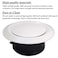 AHLSRHZ 4 Inch Adjustable Air Vents ABS Round Soffit Vent for Indoor Use