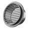 puunkeey 6 in Heavy Duty Thickened 304 Stainless Steel Air Vent Cover Louvered Grille Cover Vent Hood Flat Ducting Ventilation Air Vent Wall Air Outlet with Fly Screen Mesh for House 6inch150mm Flat B