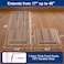 BESWEL Air Vent Extender for Under Furniture Extend from 1748 Magnetic Vent Deflector for Floor Register Up to 12 Wide 15mm Thick