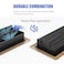 BYEWIRE Floor Register 4x10 Adjustable Floor Vent Covers for Home Floor Wall Heavy Duty Walkable Steel Floor Vents RustProof Register Vent Cover Air Vents 2 Pack Value Set Brown