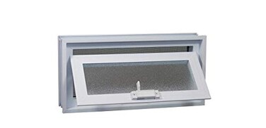 Advantage Vent Crawl Space Vent Foundation Vent Replacement for 16 x 8 Openings Sealed Vinyl Window Design Double Pane Glass Made in USA White