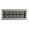 Decor Grates 4x12 New Gothic Floor Register Vent Cover Fits 4x12 Floor Vent Opening Adjustable Airflow Control Brushed Nickel NGH412NKL