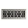 Decor Grates 4x12 New Gothic Floor Register Vent Cover Fits 4x12 Floor Vent Opening Adjustable Airflow Control Brushed Nickel NGH412NKL