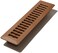 Decor Grates PL212OB 2Inch by 12Inch Plastic Floor Register Oak Brown