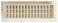 Decor Grates PL310AL 3Inch by 10Inch Plastic Floor Register Almond
