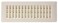 Decor Grates PL310AL 3Inch by 10Inch Plastic Floor Register Almond