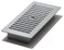 Decor Grates PL410GY 4Inch by 10Inch Plastic Floor Register Frost Grey