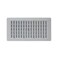 Decor Grates PL410GY 4Inch by 10Inch Plastic Floor Register Frost Grey