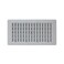 Decor Grates PL410GY 4Inch by 10Inch Plastic Floor Register Frost Grey