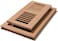 Decor Grates WLF412U Floor Register Single Unfished Oak