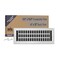 EMPIRE REGISTER Empire Register Co Ceiling Wall Vent Cover 4x12 inch Modern Contemporary Design White Finish Metal Damper Attached Measure Wall Hole Dimensions not for Floor use