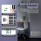EMPIRE REGISTER Empire Register Co Ceiling Wall Vent Cover 4x12 inch Modern Contemporary Design White Finish Metal Damper Attached Measure Wall Hole Dimensions not for Floor use