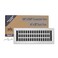 EMPIRE REGISTER Empire Register Co Ceiling Wall Vent Cover 4x12 inch Modern Contemporary Design White Finish Metal Damper Attached Measure Wall Hole Dimensions not for Floor use