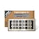 EMPIRE REGISTER Empire Register Co Decorative Air Vent Covers 4x10 inch Modern Contemporary Design Brushed Nickel Finish Heavy Duty Walkable Floor Register Metal Damper Attached