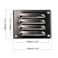 Europlast EUROPLAST Aluminum 4x3 Duct Opening Vent Cover with Screen Mesh Metal Air Return Grille HVAC Vent Register Ceiling and Wall Vent Cover Outside Dimensions 551w x 413h
