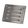 Europlast EUROPLAST Aluminum 4x3 Duct Opening Vent Cover with Screen Mesh Metal Air Return Grille HVAC Vent Register Ceiling and Wall Vent Cover Outside Dimensions 551w x 413h