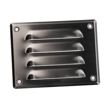 Europlast EUROPLAST Aluminum 4x3 Duct Opening Vent Cover with Screen Mesh Metal Air Return Grille HVAC Vent Register Ceiling and Wall Vent Cover Outside Dimensions 551w x 413h