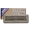 Handua Fits 2x10 and 10x2 Duct Opening Floor Register with Louvered Design by Heavy Duty Walkable Design with Damper Floor Vent Grille Easy to Adjust Air Supply Lever Brown