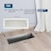 Handua Fits 4x12 and 12x4 Duct Opening Floor Register with Louvered Design by Heavy Duty Walkable Design with Damper Floor Vent Grille Easy to Adjust Air Supply Lever Off White
