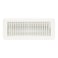 Handua Fits 4x12 and 12x4 Duct Opening Floor Register with Louvered Design by Heavy Duty Walkable Design with Damper Floor Vent Grille Easy to Adjust Air Supply Lever Off White