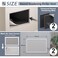 Flamorrow Sound Deadening Kit for Vent Enhanced Sound Deadener and Mesh Air Vent Blockers for Noise Vibration Insulation 2 Pack Sound Deadening Mats and 10 14 Mesh Vent Covers for HVAC Vents