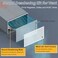 Flamorrow Sound Deadening Kit for Vent Enhanced Sound Deadener and Mesh Air Vent Blockers for Noise Vibration Insulation 2 Pack Sound Deadening Mats and 10 14 Mesh Vent Covers for HVAC Vents