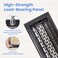 Howeall 4x10 Inches 2 Pack Heavy Duty Walkable Floor Register Easy Adjust Air Supply Lever Decorative Floor Vent Covers Boston Design Vent Covers for Home Oil Rubbed Bronze