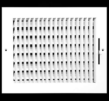HVAC Premium 10 X 4 1Way AIR Supply Grille Duct Cover Diffuser Flat Stamped FACE