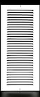 HVAC Premium 8 x 12 Duct Opening Flat Stamped Steel Return Air Grille Sidewall and Ceiling HVAC Vent Duct Cover White Outer Dimensions 975w X 1375h