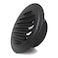 IMOBEINOR Air Vent Louver Round 304 Soffit Vents Exhaust Air Grill Ceiling Vent Cover with Builtin Mesh Screen for Bathroom Kitchen Office Ventilation Black 4Inch