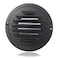 IMOBEINOR Air Vent Louver Round 304 Soffit Vents Exhaust Air Grill Ceiling Vent Cover with Builtin Mesh Screen for Bathroom Kitchen Office Ventilation Black 4Inch