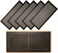 MODERN WAVE Extra Strong Magnetic Air Vent Screen Cover for Floor 5Pack 5 x 13 Black