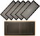MODERN WAVE Extra Strong Magnetic Air Vent Screen Cover for Floor 5Pack 5 x 13 Black