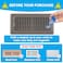 LIEMAND Powerful Magnetic Vent Covers55 X 12Register Vent Cover for Home and RV HVAC Iron RegistersStrong and WellFitting Floor Vent CoversAir Vent CoversCeiling Vent Covers2Pack