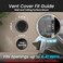 Repa Market 4 Inch Opening Black Air Vent Cover Galvanized Steel Louver Air Vent Covers wMesh Wall Ceiling Vent Dryer Vent Cover HVAC Register Vent Cover Shed Vent Ac Vent Cover