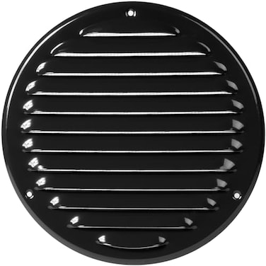 Repa Market 6 Inch Opening Black Air Vent Cover Galvanized Steel Louver Air Vent Covers wMesh Wall Ceiling Vent Dryer Vent Cover HVAC Register Vent Cover Shed Vent Ac Vent Cover