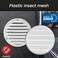 Repa Market 6 Inch Opening White Air Vent Cover Galvanized Steel Louver Air Vent Covers wMesh Wall Ceiling Vent Dryer Vent Cover HVAC Register Vent Cover Shed Vent Ac Vent Cover