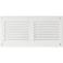 Repa Market 8x4 Inch Air Vent Cover White Galvanized Steel Louvered Grill Cover with Mesh Screen Wall or Ceiling Vent Durable Flush Mount HVAC Register for Indoor and Outdoor Ventilation