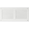 Repa Market 8x4 Inch Air Vent Cover White Galvanized Steel Louvered Grill Cover with Mesh Screen Wall or Ceiling Vent Durable Flush Mount HVAC Register for Indoor and Outdoor Ventilation