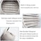 SDTC Tech 3 Inch Round Soffit Air Vent Stainless Steel Louver Grille Cover Wall Air Ventilation Outlet Hood with Builtin Screen Mesh for Kitchen Bedroom Bathroom Office etc