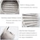 SDTC Tech 3 Inch Round Soffit Air Vent Stainless Steel Louver Grille Cover Wall Air Ventilation Outlet Hood with Builtin Screen Mesh for Kitchen Bedroom Bathroom Office etc