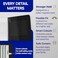 SEAL360 Magnetic Vent Covers 3Pack Complete Seal 35 X 12 Brown for Floor Wall or Ceiling Registers for RV and Home HVAC Vents