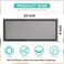 Shappy 4 Pieces Magnetic Vent Mesh 4 x 10 Inch Strong Magnetic Vent Screen for Home Floor Ceiling and Wall Registers Ventilate While Preventing Objects from Entering Keep Bugs Out