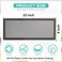 Shappy 4 Pieces Magnetic Vent Mesh 4 x 10 Inch Strong Magnetic Vent Screen for Home Floor Ceiling and Wall Registers Ventilate While Preventing Objects from Entering Keep Bugs Out